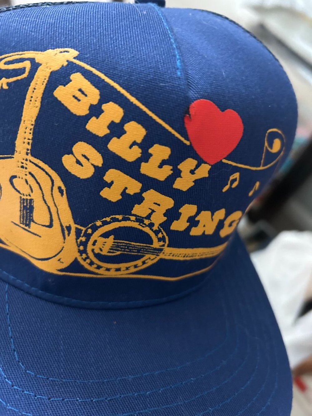 Billy Strings Official Tour Merchandise Bluegrass Snapback Cap NBW